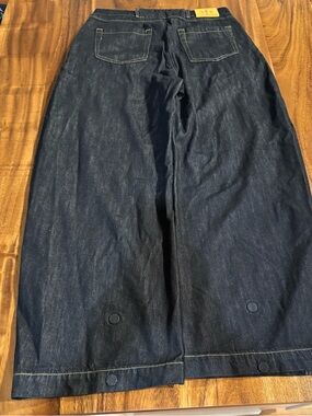 Steepc Dark Indigo Denim Wide Leg pants